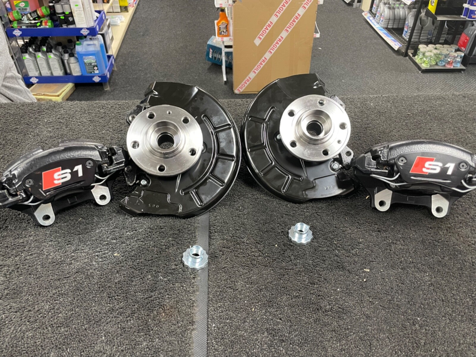 VW POLO 6R GTI FABIA 5J 6Y BIG BRAKE CONVERSION KIT 310MM KNUCKLES CALIPERS