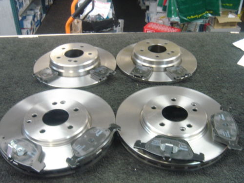 FOR MERCEDES E270 2002 ON FRONT REAR BRAKE DISC & PADS