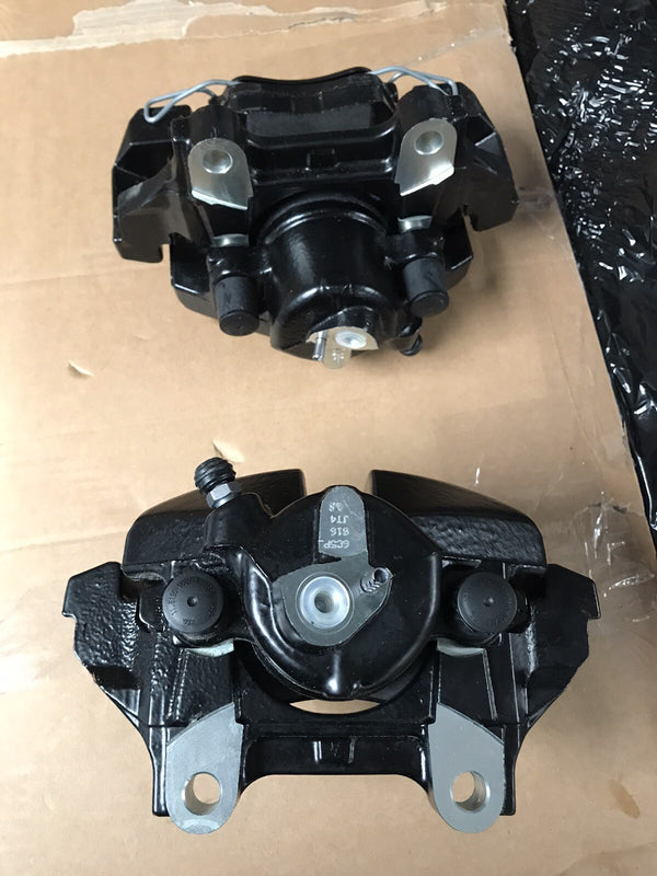 2 FRONT BRAKE CALIPERS COMPLETE CARRIER BRACKET+BRAKE PAD GENUINE IBIZA 6J CUPRA