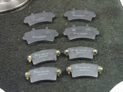  VAUXHALL MOVANO MASTER FRONT REAR BRAKE PADS 