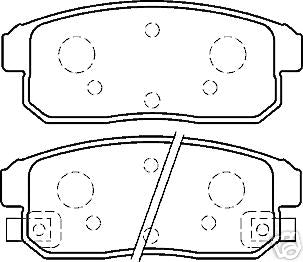 MAZDA RX8 BRAKE PADS MINTEX  REAR FULL SET