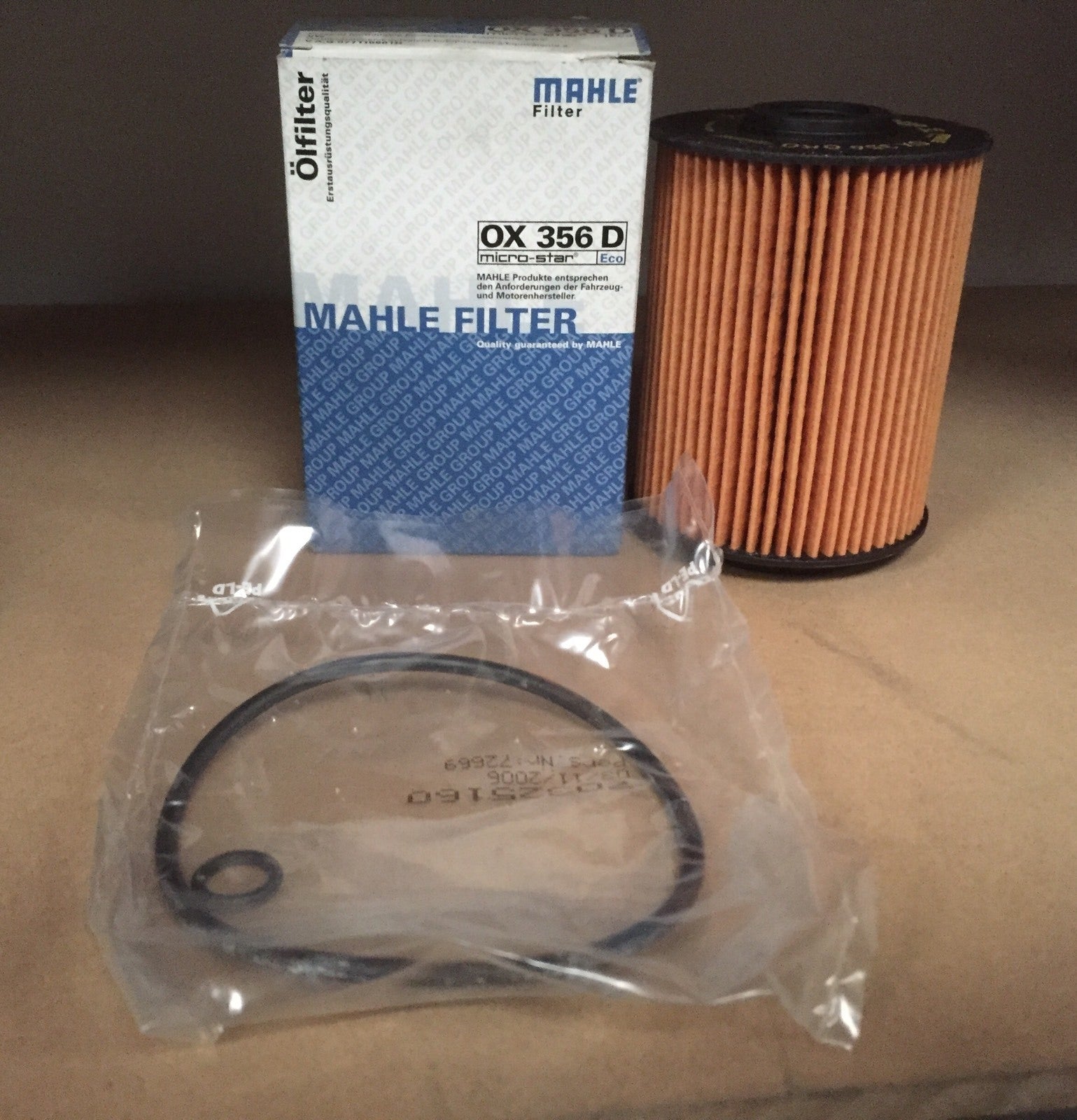 MAHLE OX 356D OIL  FILTER 