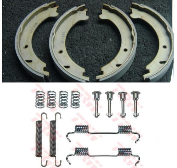 BMW E46 318 320 323 328 REAR HAND BRAKE PARKING SHOES and FITTING KIT