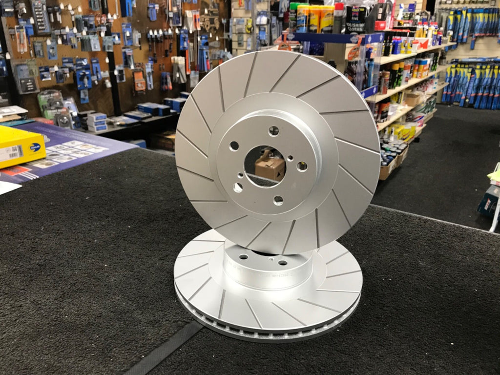 FOR SUBARU IMPREZA WRX TURBO GDB 01> GROOVED BRAKE DISC