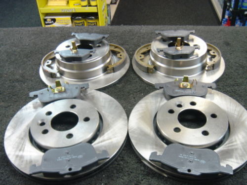 ROVER 75 FRONT REAR BRAKE DISCS BRAKE PADS HANDBRAKE PARKING SHOES 