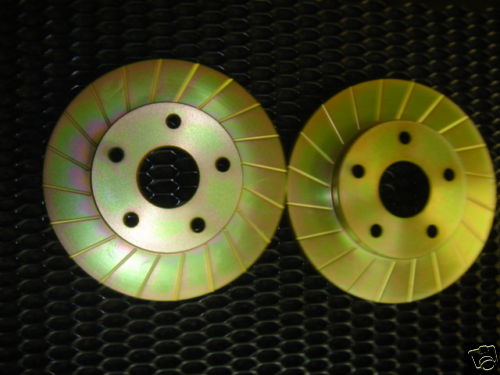 MR2 GT TURBO REV1 FRONT GROOVED BRAKE DISCS 258MM 