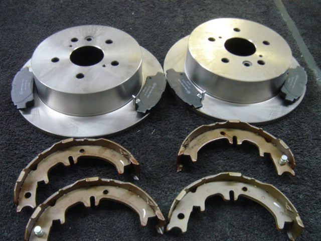 FOR PREVIA 2.4 2.0 CDX D4D BRAKE DISC BRAKE PADS REAR HANDBRAKE BRAKE SHOES