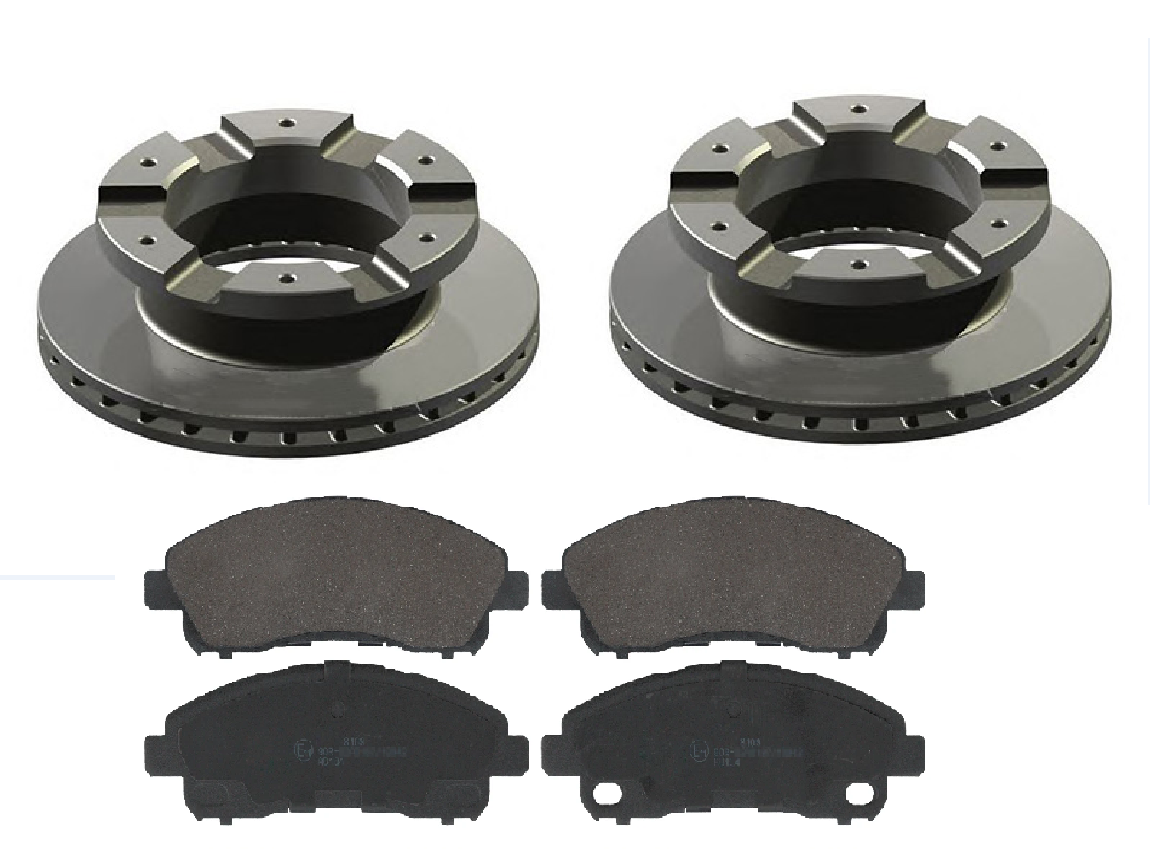 FITS- MITSUBISHI CANTER FUSSO 2011ON  FEB01 3.5T REAR BRAKE DISC PADS 266M