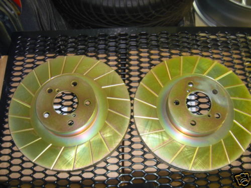 FOR IMPREZA WRX TURBO FRONT GROOVED BRAKE DISC 294MM