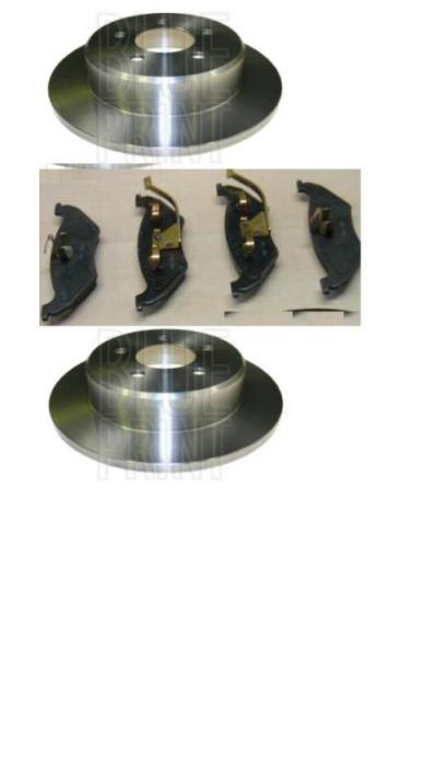 FOR CHRYSLER GRAND VOYAGER 2001-2007 REAR BRAKE DISCS BRAKE PADS 