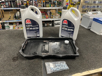 FOR XF D R-SPORT BLACK SPORT  AUTOMATIC TRANSMISSION SUMP PAN FILTER 7L OIL KIT