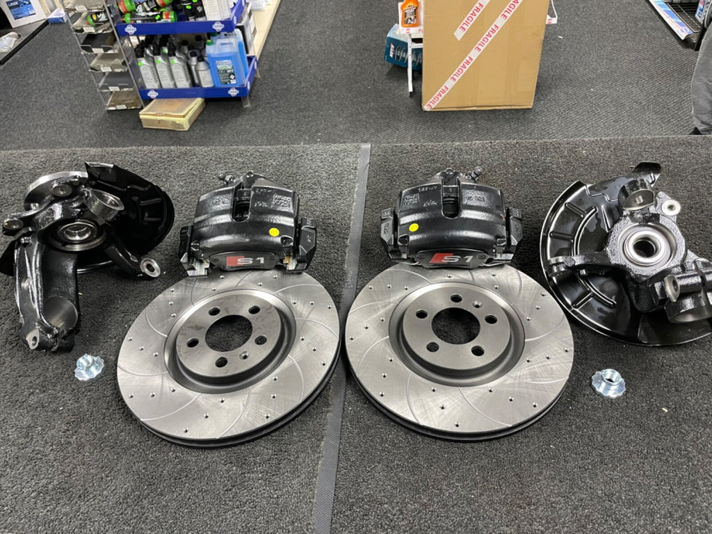 VW POLO 6R GTI FABIA 5J 6Y BIG BRAKE CONVERSION KIT 310MM KNUCKLES CALIPERS