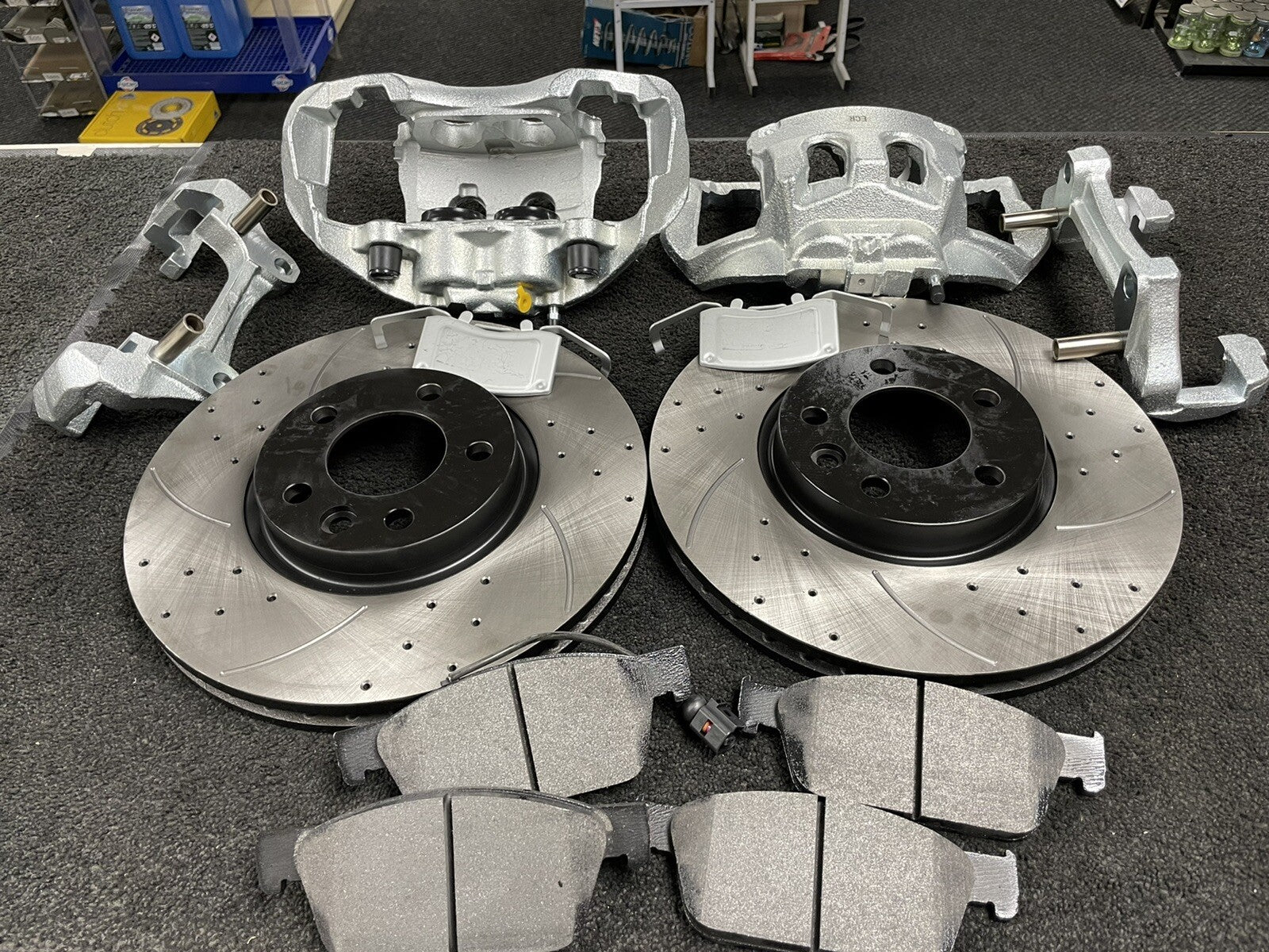 VW TRANSPORTER T5 T6 CARAVELLE BIG BRAKE UPGRADE CONVERSION CALIPER KIT 340mm