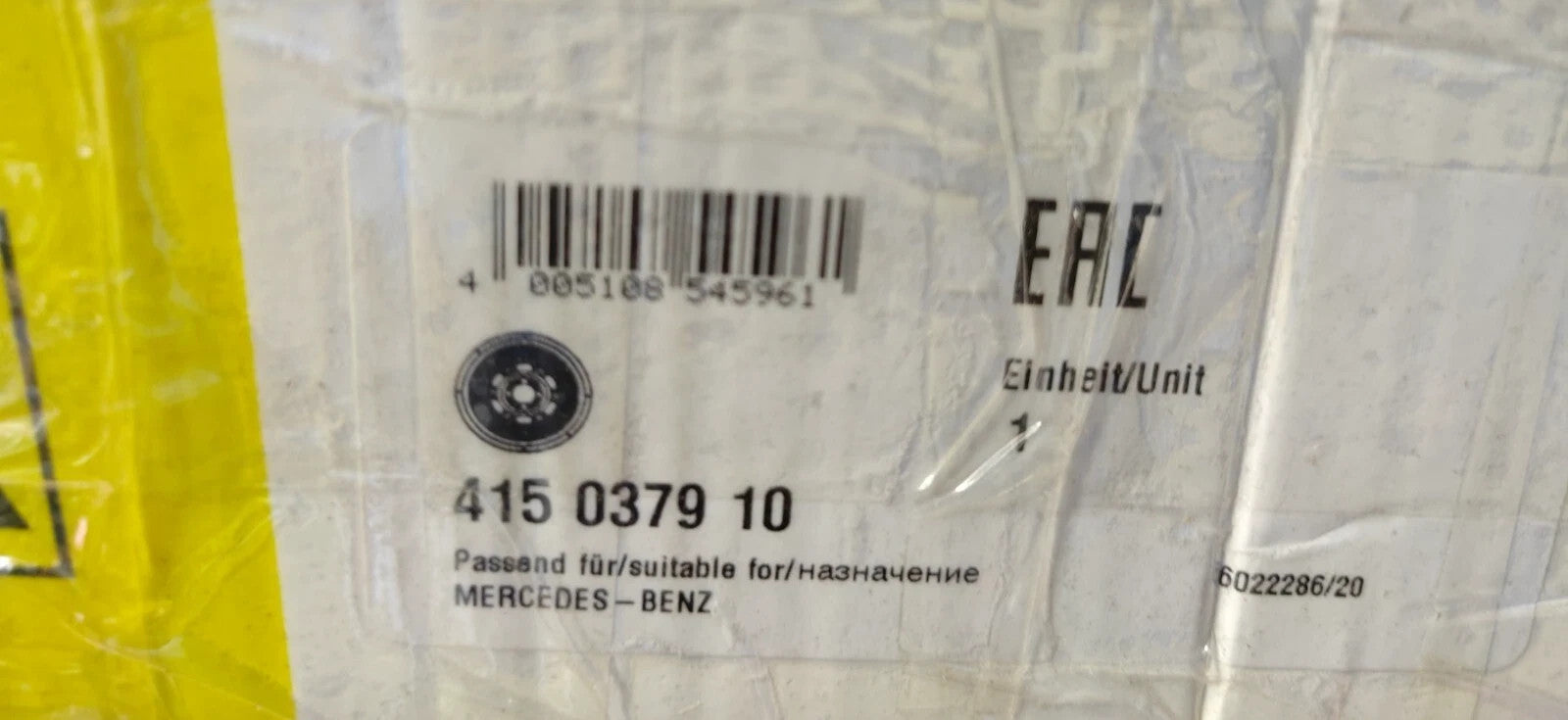 DUAL MASS FLYWHEEL MERCEDES A180 B180 B200 A200 CDi W169 W245 2005-2012