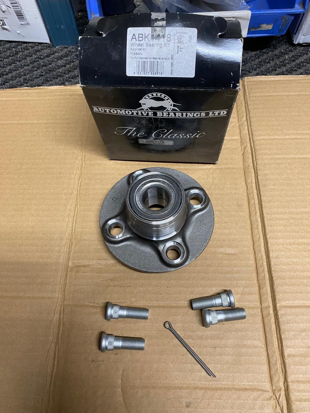 REAR WHEEL BEARING HUB ASSY TO FIT NISSAN SUNNY GTI 2.0 N14 16V ALMERA N15
