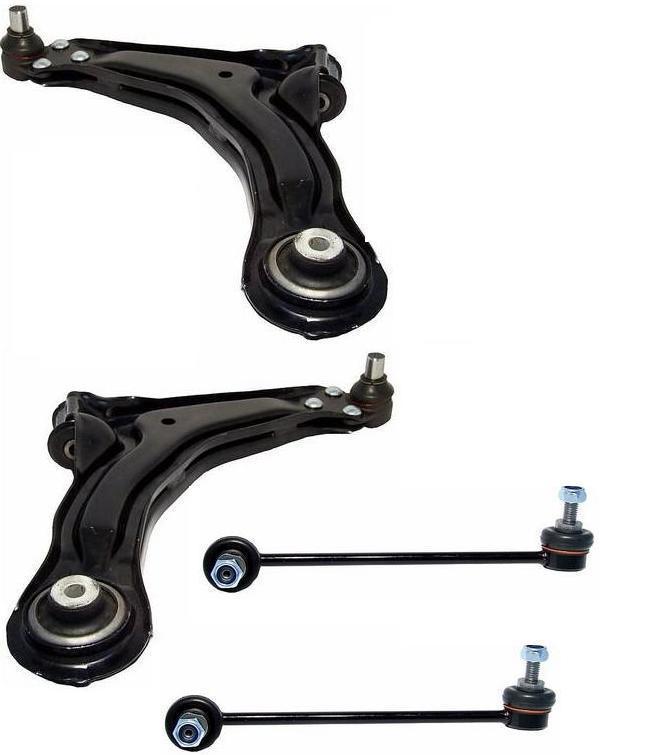 FOR MERCEDES VITO V CLASS W638 1995-03 2 LOWER WISHBONE ARMS ANTI ROLL BAR LINKS