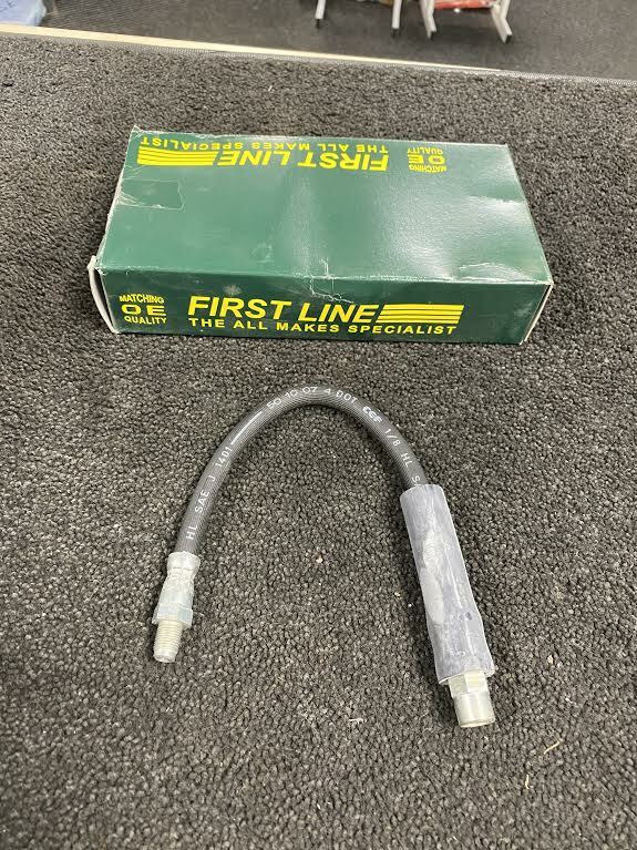 FOR BMW 316 1.8 BAUR CABRIOLET E30 (01/84-06/88) FIRSTLINE FRONT BRAKE HOSE