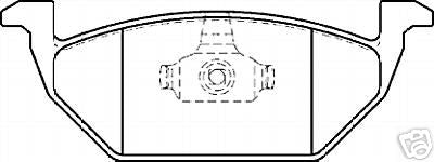 VW GOLF  MK4 1998> FRONT  BRAKE PADS MINTEX  - WI