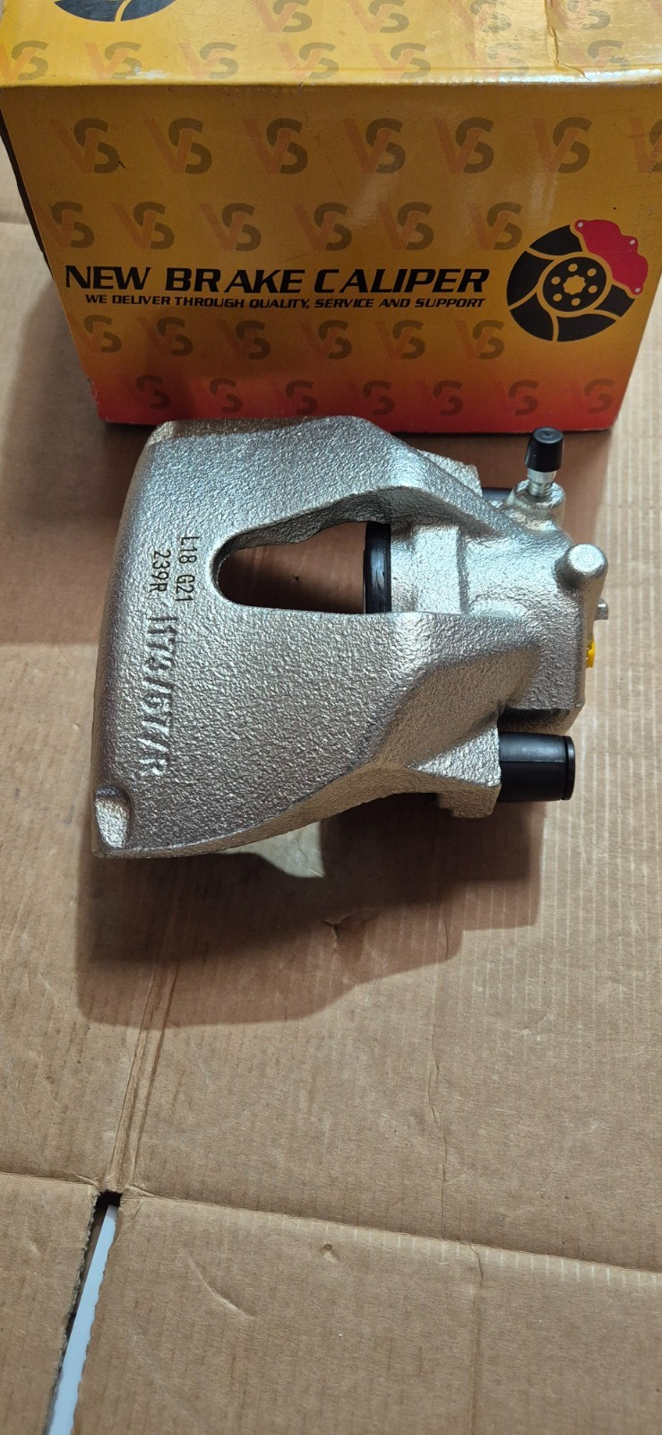 NEW FRONT OS RH BRAKE CALIPER FITS CORSA C COMBO ZAFIRA A SAAB 9-3 2.2D YS3D