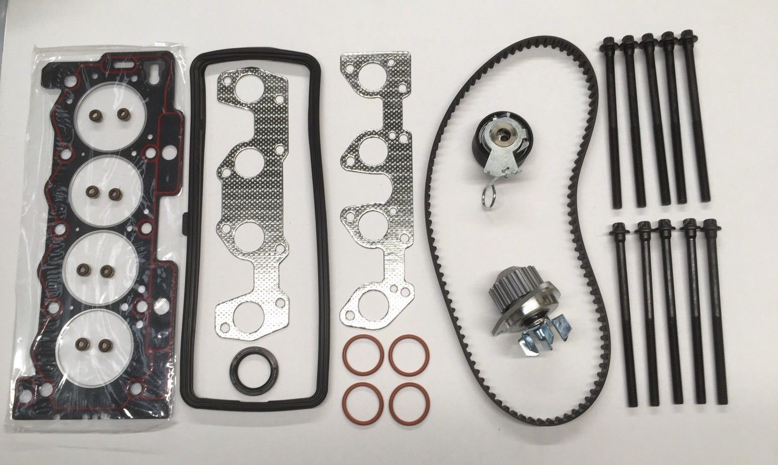 HEAD GASKET SET BOLTS WATER PUMP TIMING BELT KIT 206 C2 C3 BERLINGO PARTNER 1.1