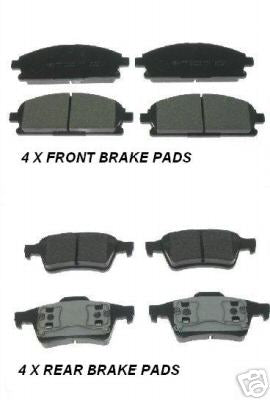 FOR NISSAN PRIMERA P12 2002ON  BRAKE PADS FRONT REAR BRAKE PADS NEW 