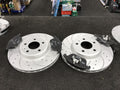 A4 2.0TDI SLINE B9 2 PERFORMANCE BRAKE DISC DRILLED GROOVED BRAKE PADS FRONT