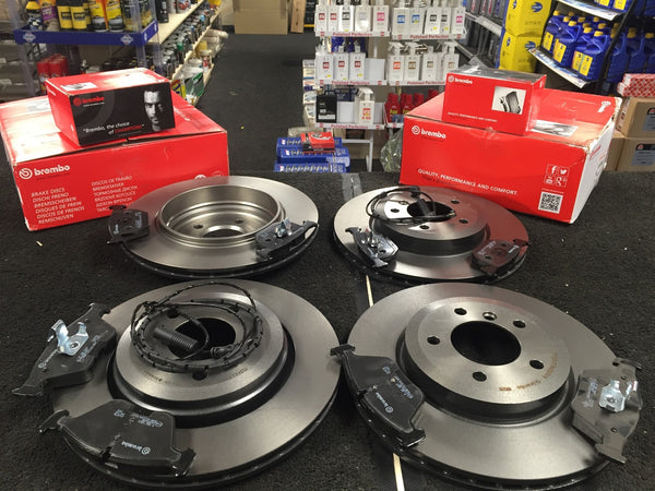 BMW 330i Ci 330d 330 MSPORT BREMBO BRAKE DISCS BREMBO BRAKE PADS FRONT REAR