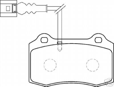 BRAKE PADS SEAT LEON CUPRA R FRONT MINTEX  BRAKE PADS BREMBO
