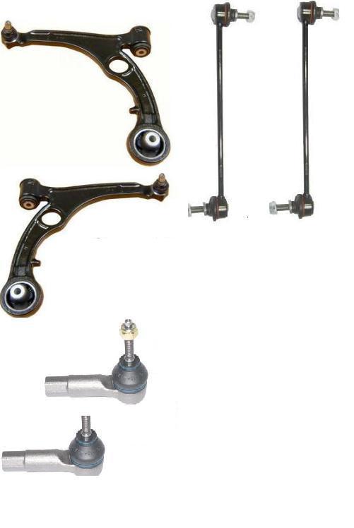  FOR FIAT STILO 2 WISHBONE ARMS ANTI ROLL BAR LINKS TRACK ROD ENDS