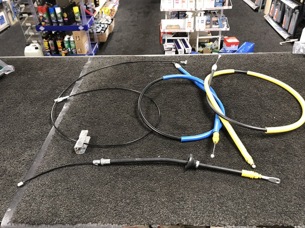 VAUXHALL VIVARO 2.0CDTi  LWB HAND BRAKE CABLE COMPLETE FRONT CENTRE 2 REAR