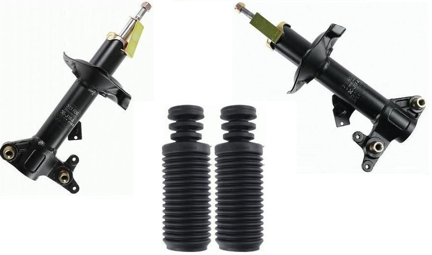 FOR NISSAN PRIMERA P12 FRONT SHOCKS ABSORBER SHOCKERS LEFT RIGHT DUST COVER KIT