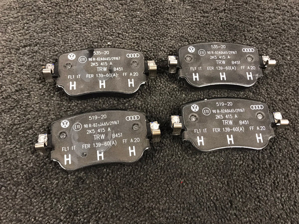 REAR BRAKE PADS GENUINE AUDI A1 S1  Q3 LEON SC ST 5F VRS 5E 2K5698451B