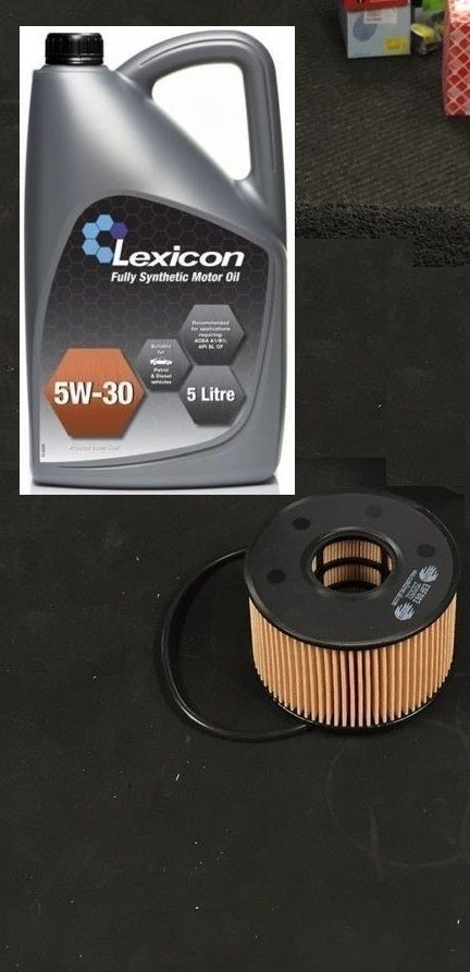 FOR FORD GALAXY 1.8TDCI 2006-2010 OIL FILTER 6LT 5W30 SYNTHETIC OIL SERVICE KIT