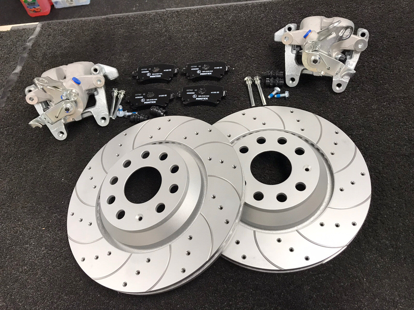 SKODA OCTAVIA 1Z TDi FSi VRS REAR VENTED BRAKE DISC CONVERSION KIT 310mm