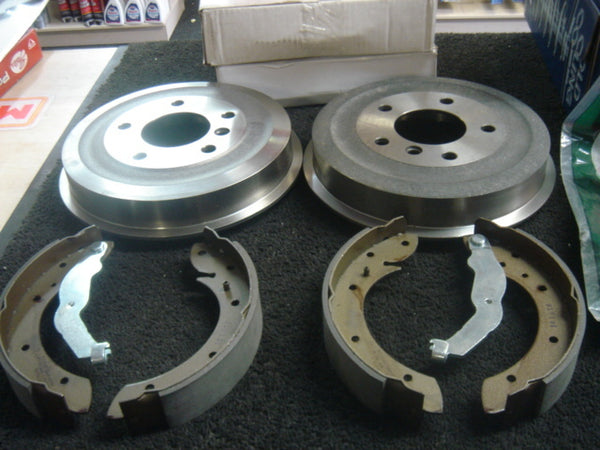 BMW 316 318 320 E36 BRAKE  DRUMS BRAKE SHOES REAR