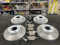 BMW 320D E91 TOURING BRAKE DISC DRILLED GROOVED MINTEX BRAKE PADS FRONT REAR