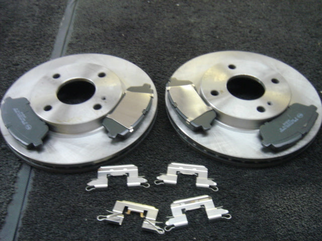 FORD FIESTA MK7 EcoBoost 1.25 1.4 1.5 1.6 TDCI FRONT BRAKE DISC BRAKE PADS 