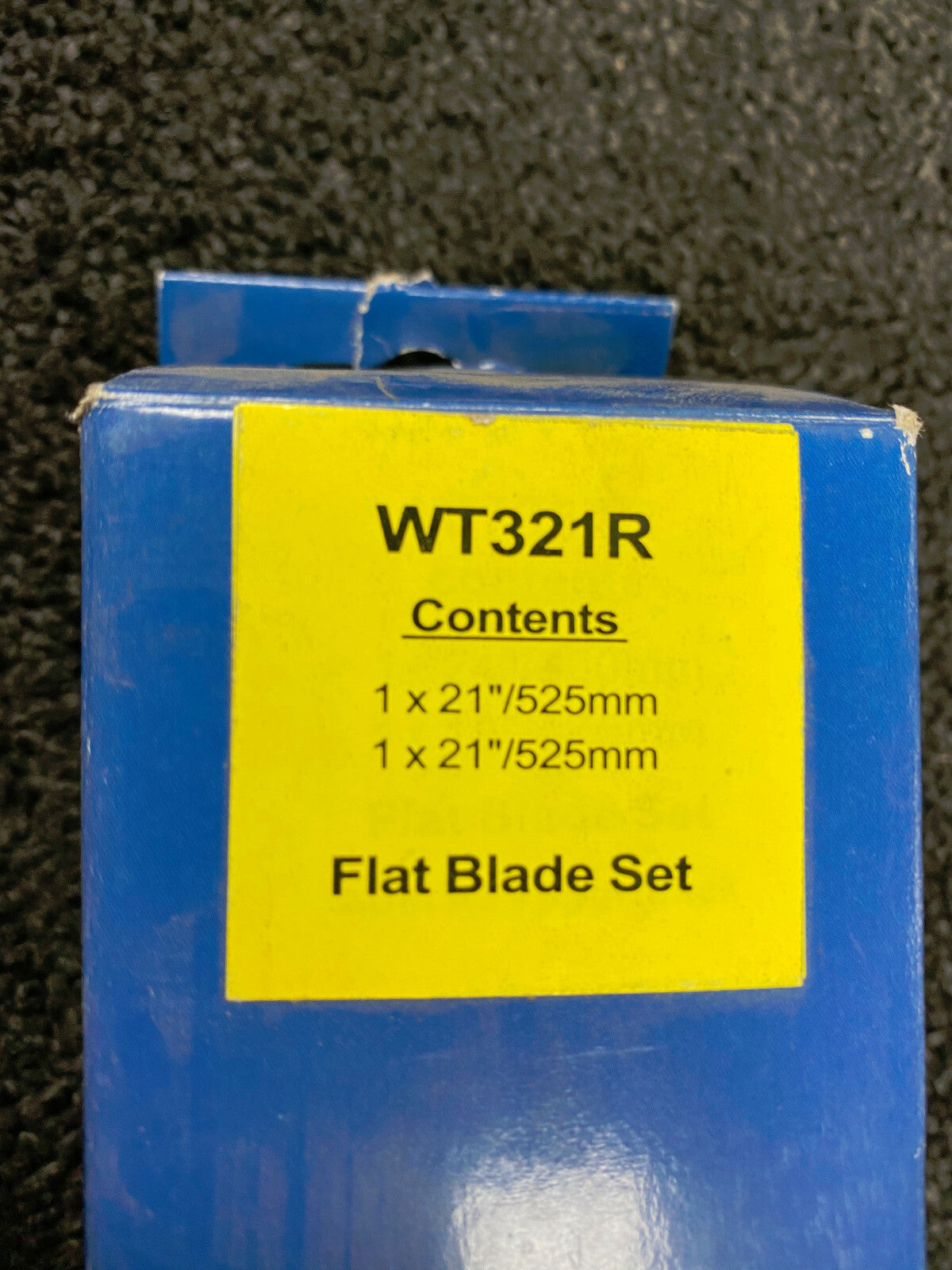 FOR SKODA SUPERB VOLKSWAGEN PASSAT 2002 FRONT 21" FLAT WIPER BLADE SET WT321R