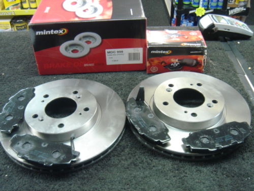 FOR HONDA  HRV  1999 ON  MINTEX BRAKE DISCS BRAKE PADS
