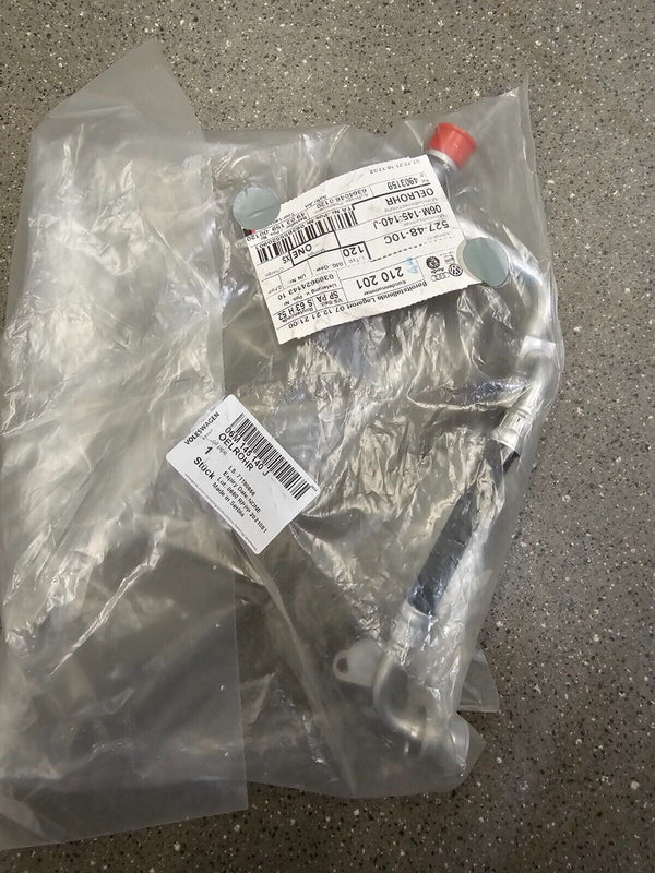 AUDI A6 A7 RS4 RS5 TURBO OIL FEED PIPE 06M145140J GENUINE