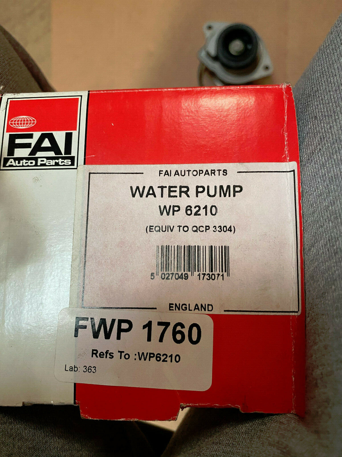 FOR AUDI A2 SEAT ALTEA ALTEA XL SKODA OCTAVIA VW GOLF MK4 5 6 LUPO WATER PUMP
