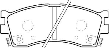 FOR KIA CLARUS 1.8 2.0  BRAKE PADS FRONT   MINTEX SUMITOMO