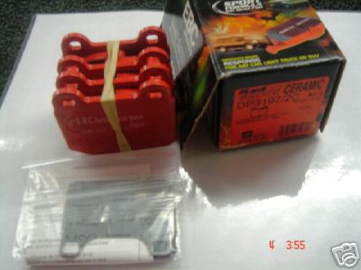 FOR MITSUBISHI  LANCER EVO 6 7 8 EBC RED STUFF REAR PADS 