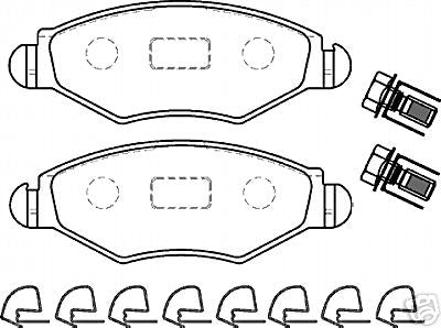 PEUGEOT 206 1.4 MINTEX BRAKE DISC DISCS AND BRAKE  PADS 08/2000>