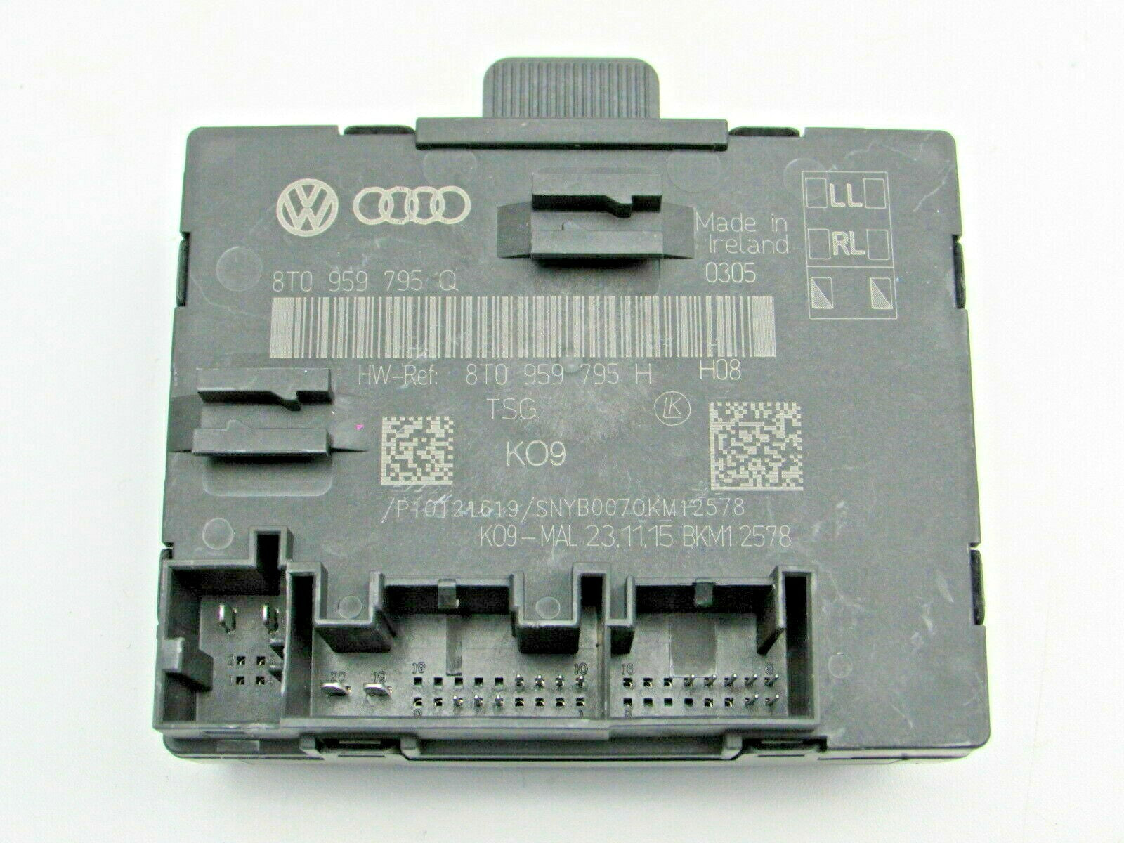 AUDI A4 RS4 B8 A58T DRIVER REAR DOOR CENTRAL LOCKING CONTROL MODULE 8T0959795Q