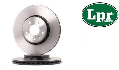 FOR AUDI A5 8F 8T 3.2 07-2012 FRONT VENTED 314MM BRAKE DISC PAIR 