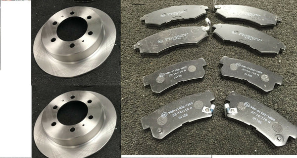 DAEWOO MUSSO 2.3 2.9 3.2 BRAKE DISC REAR BRAKE PADS FRONT PADS MANDO CALIPERS