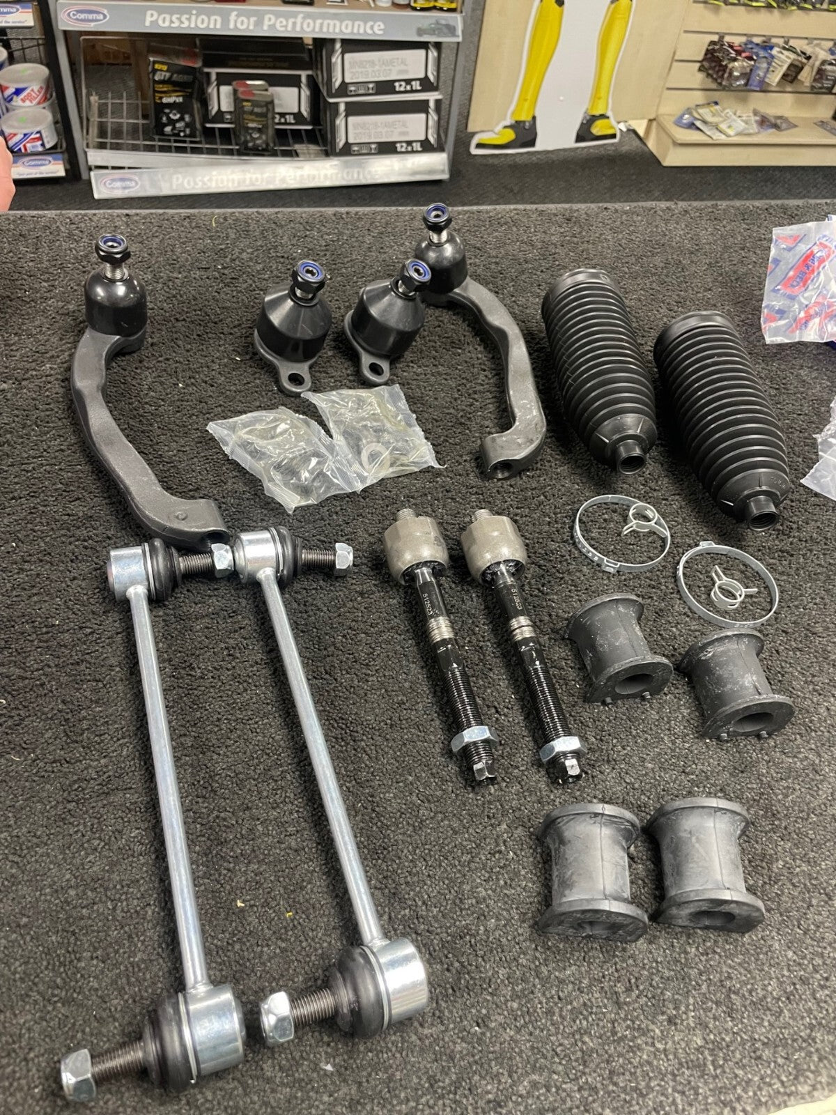 VW TRANSPORTER T5 STEERING TRACK ROD TIE ROD END BALL JOINT LINKS RACK BOOT KIT