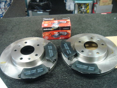 FOR FREELANDER 1.8 2.5 V6 TD4 BRAKE DISCS MINTEX BRAKE PADS