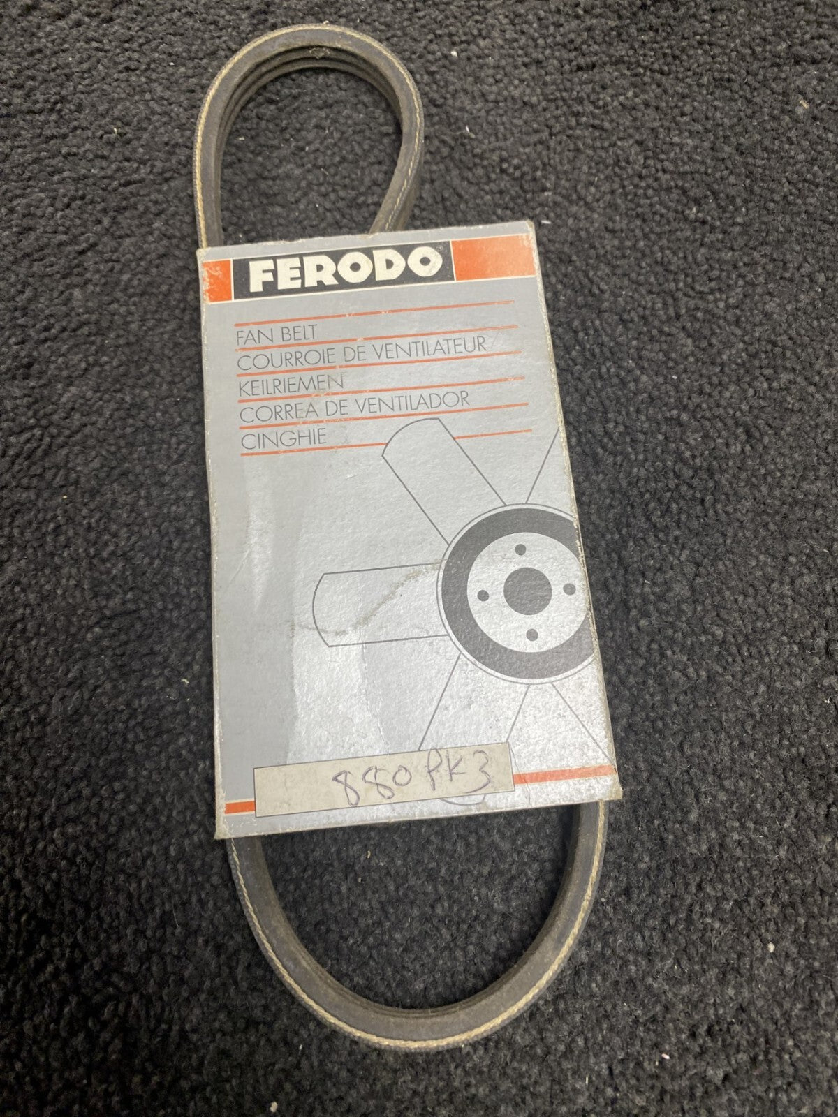 GENUINE FERODO FAN BELT FITS  NISSAN 200SX 2.0 S14 3PK880